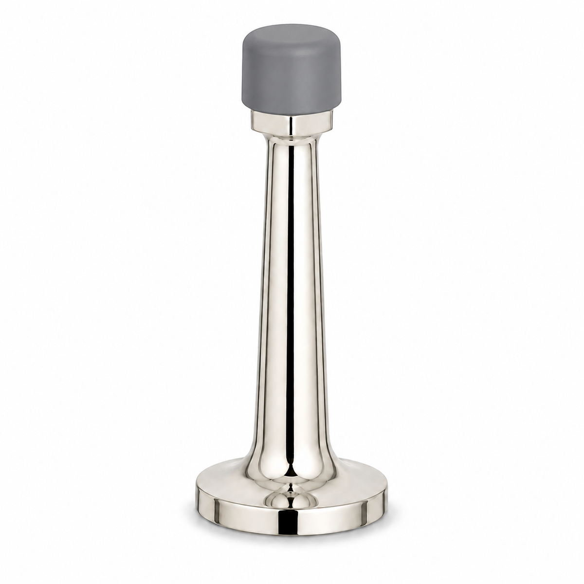 3″ Wall-Mount Door Stop – Solid Brass, Residential Grade, Polished Nickel (US14) Finsbury Hardware Residential Hardware