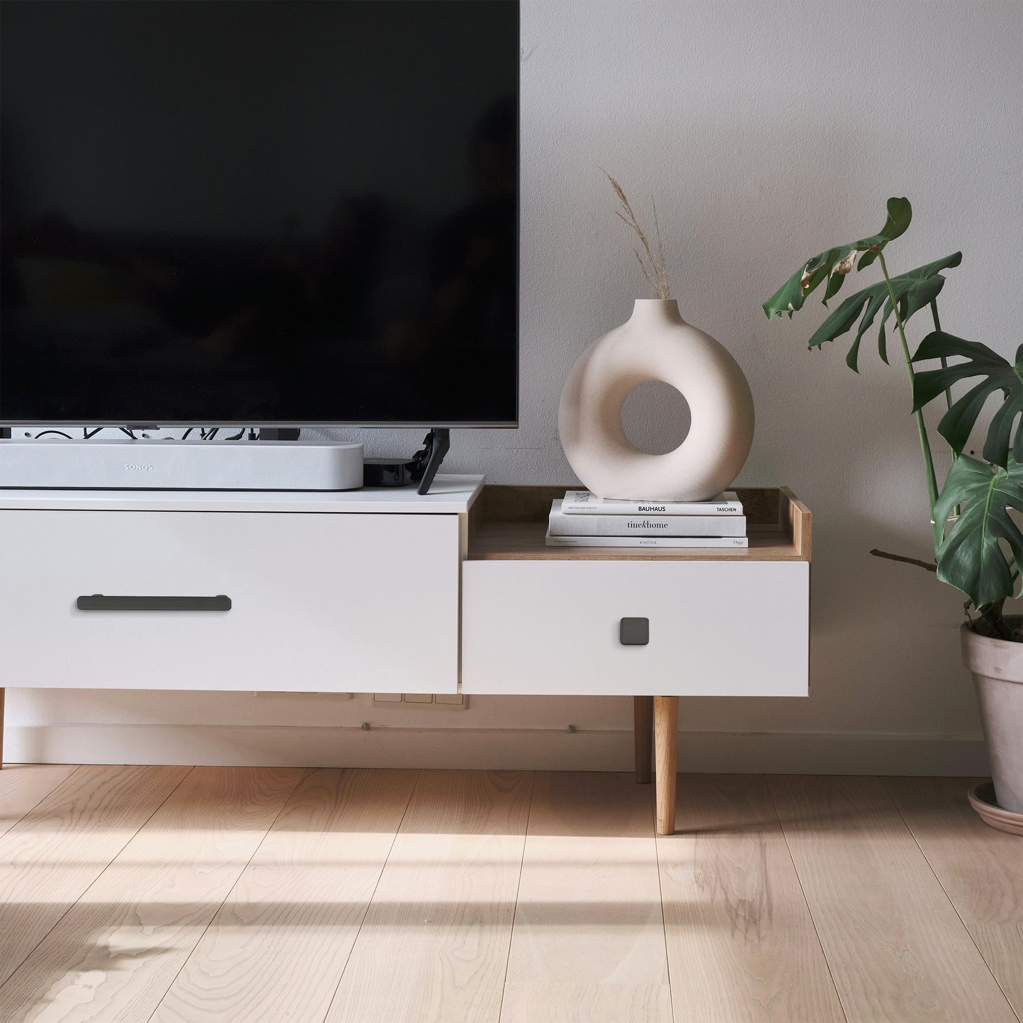 Modern Curved Edge Square Drawer Knobs