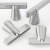 Cone Shape Modern T-Bar Cabinet Knobs