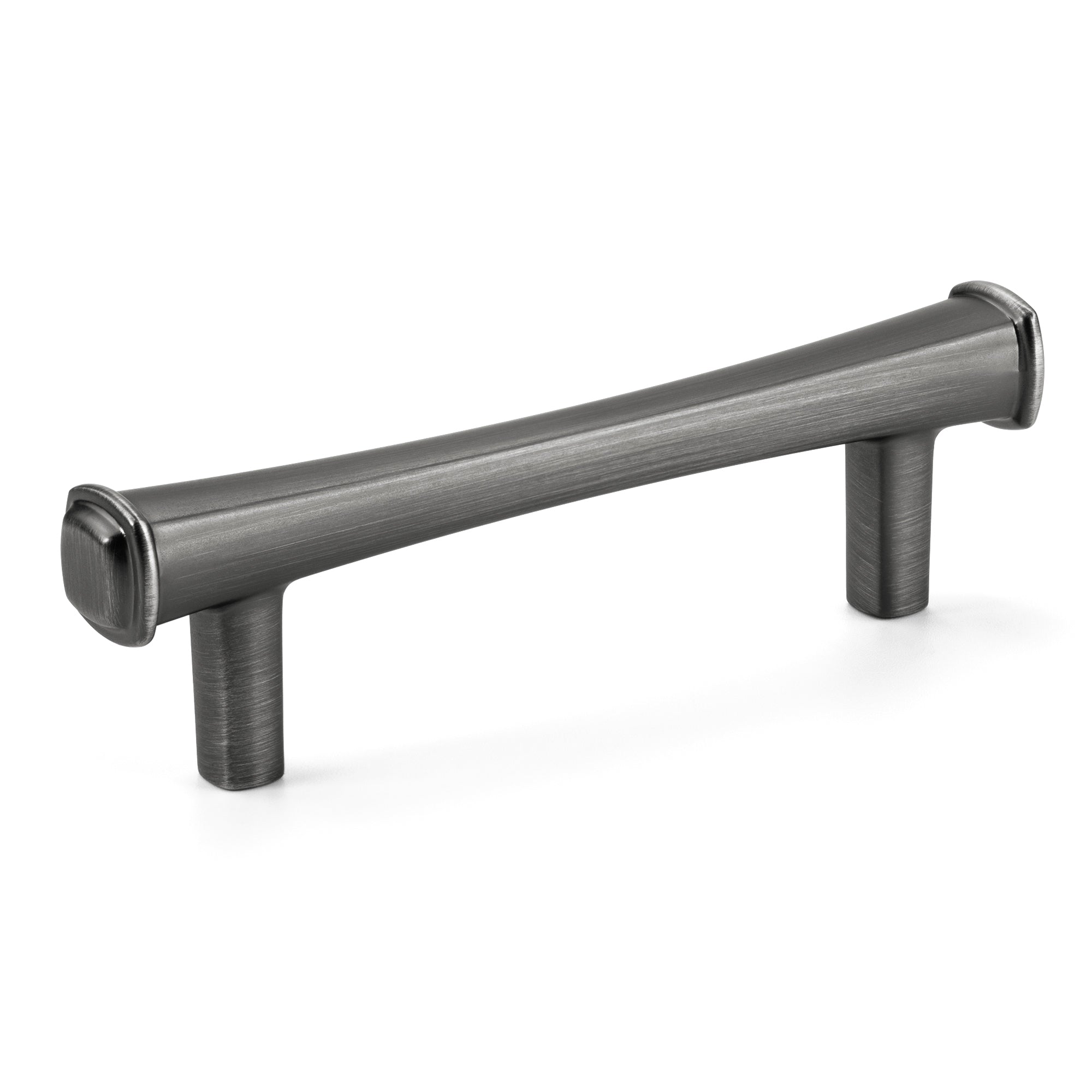 vintage dresser handles Traditional Arch Cabinet Handle Weathered Nickel / 3.78'' Hole Center / 6 Pack Infuse your kitchen with timeless charm using these antique brass cabinet pulls Cabinet Hardware Collections | Classic