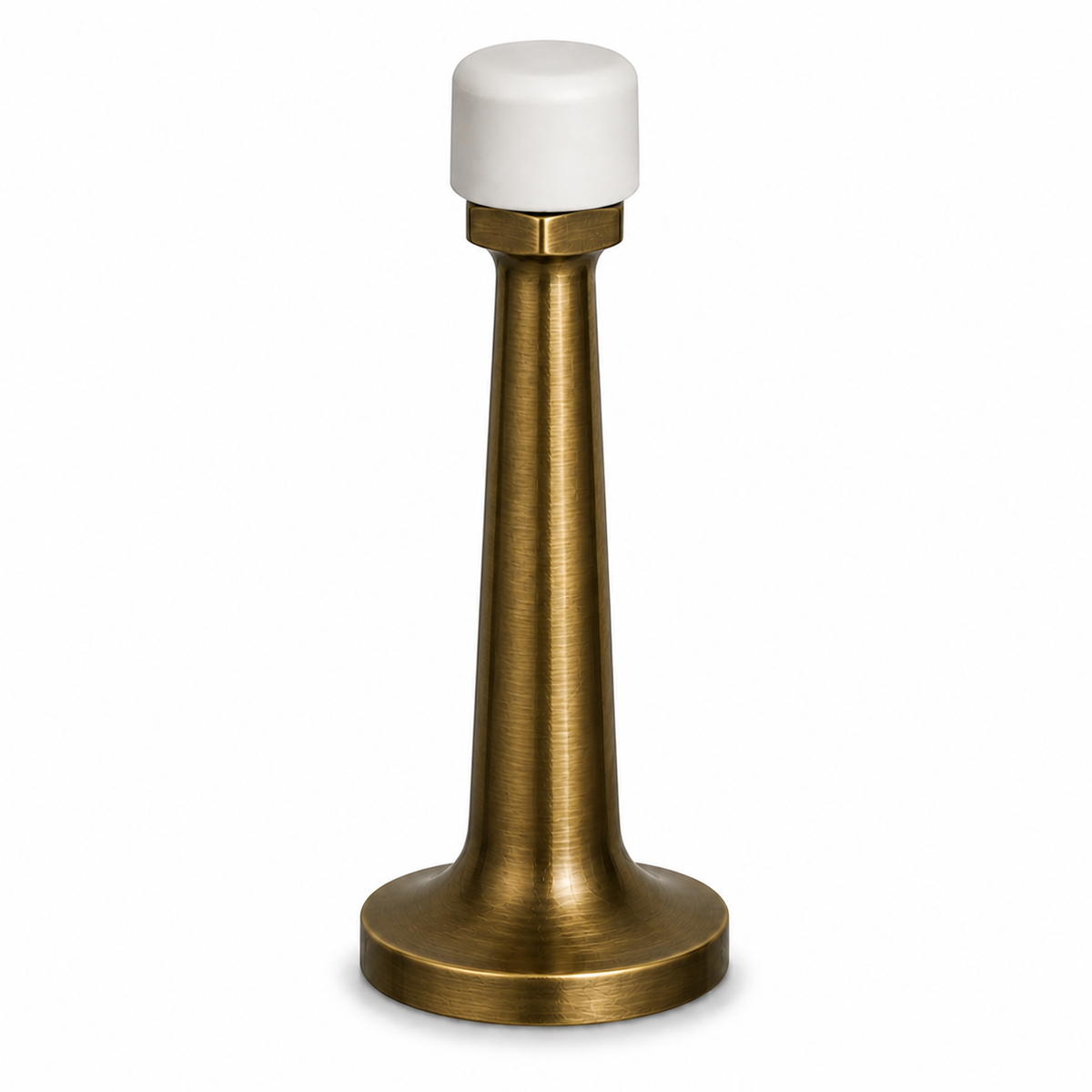 3″ Wall-Mount Door Stop – Solid Brass, Residential Grade, Antique Brass (US5) Finsbury Hardware Residential Hardware