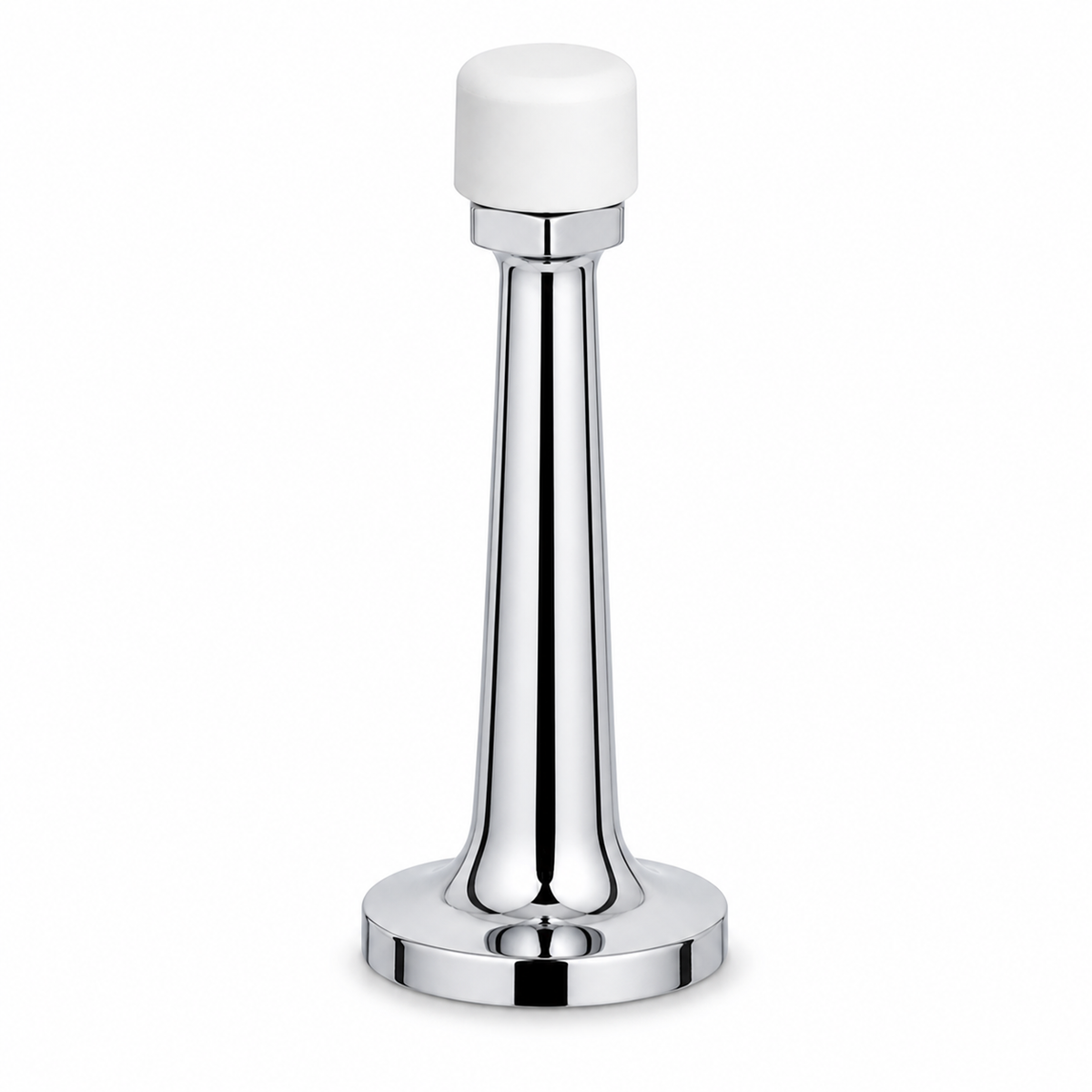 3″ Wall-Mount Door Stop – Solid Brass, Residential Grade, Polished Chrome (US26) Finsbury Hardware Residential Hardware
