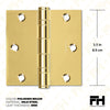 Polished Gold 3.5 x 3.5