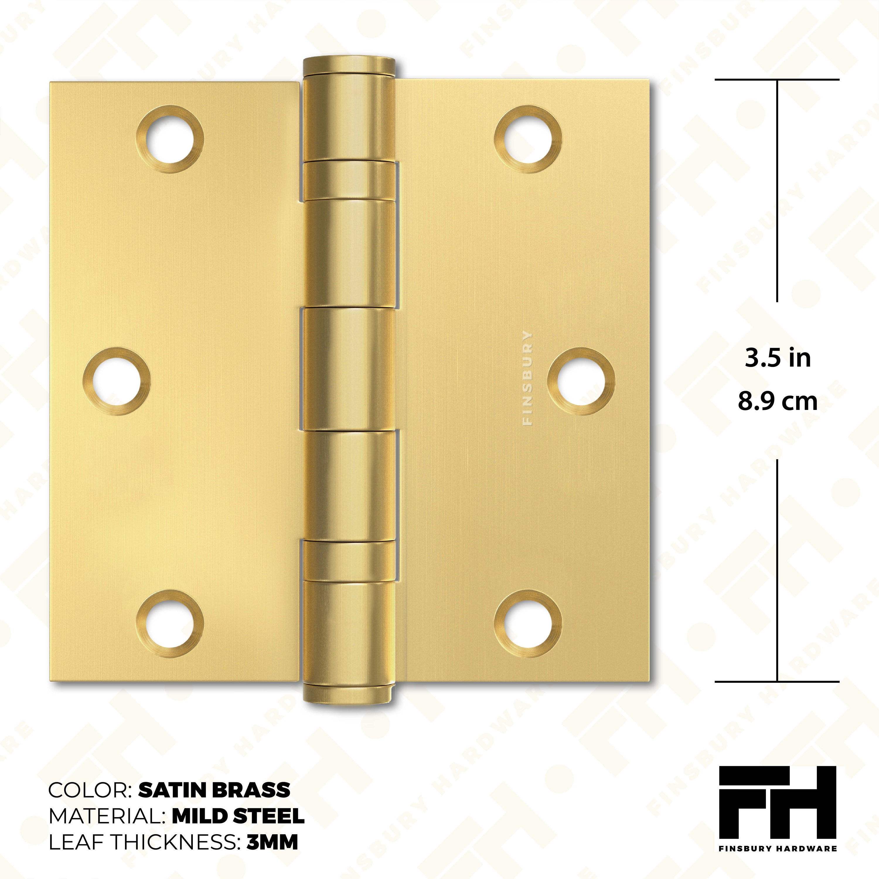 Matte Gold 3.5 x 3.5