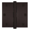 3.5 x 3.5 Inch Solid Brass Ball Bearing Door Hinge - Oil-Rubbed Bronze Finsbury Hardware Ball Bearing Hinges