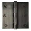 3x3 Inch Solid Brass Ball Bearing Door Hinge - Pewter Finsbury Hardware Ball Bearing Hinges