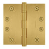 4.5 x 4.5 Inch Solid Brass Ball Bearing Door Hinge - Satin Brass Finsbury Hardware Ball Bearing Hinges