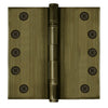 5x5 Inch Solid Brass Ball Bearing Door Hinge - Antique Brass Finsbury Hardware Ball Bearing Hinges