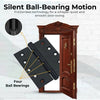 5x5 Inch Solid Brass Ball Bearing Entrance Door Hinge - Matte Black (Super Heavy Duty 5MM) Finsbury Hardware Ball Bearing Hinges