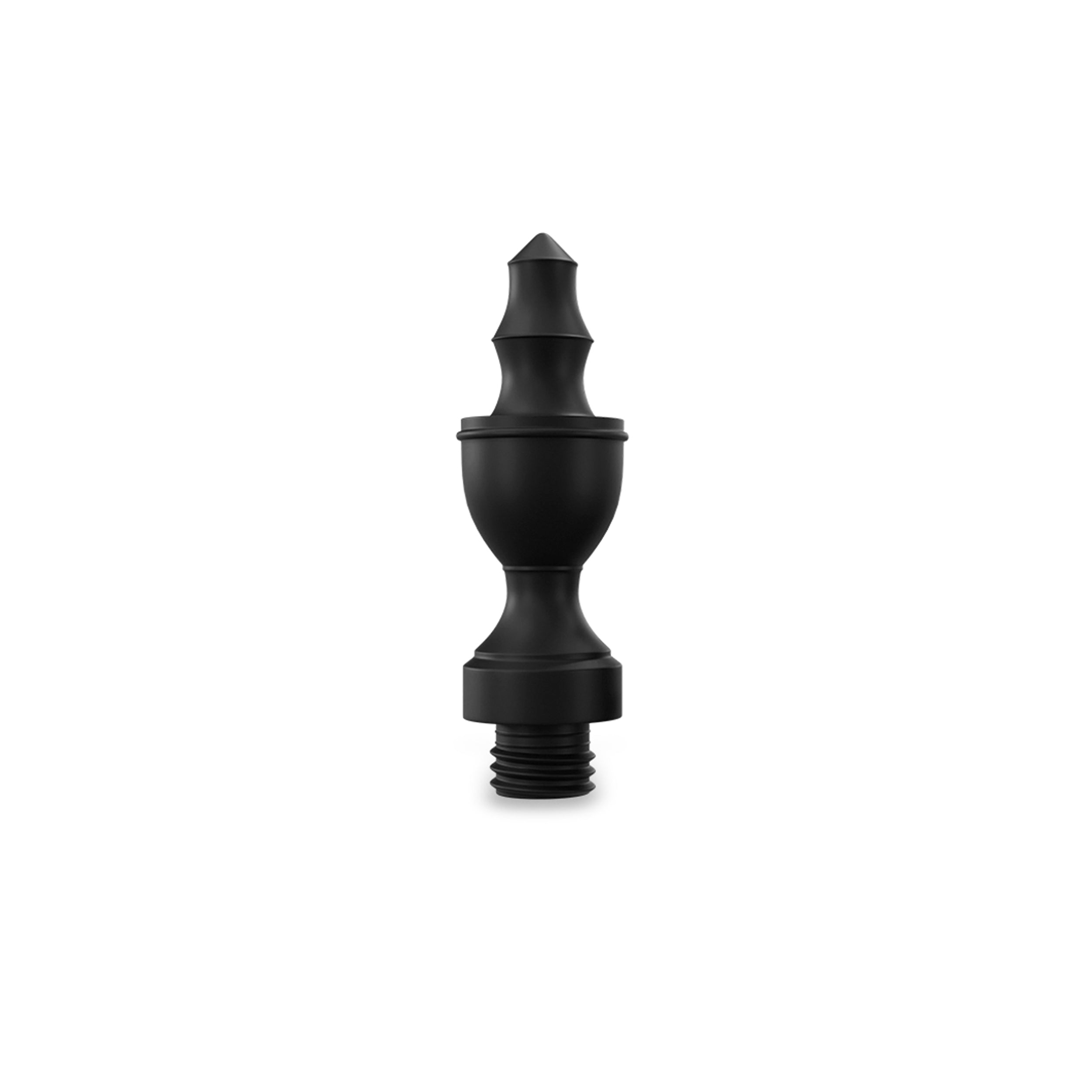 Solid Brass Decorative Tips - Flat Black Finsbury Hardware Ball Bearing Hinges