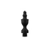 Solid Brass Decorative Tips - Flat Black Finsbury Hardware Ball Bearing Hinges