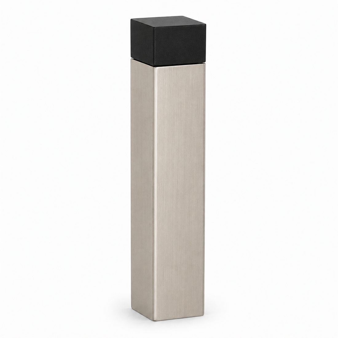 3" 1/8” Wall-Mount Square Door Stop – Solid Brass, Residential Grade, Satin Nickel (US15) Finsbury Hardware Residential Hardware
