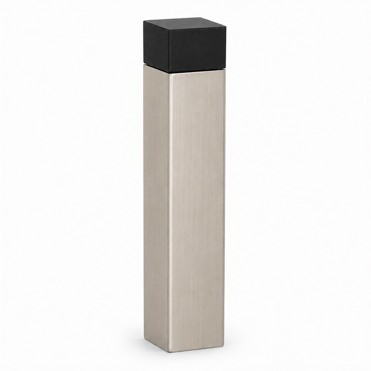 3" 1/8” Wall-Mount Square Door Stop – Solid Brass, Residential Grade, Satin Nickel (US15) Finsbury Hardware Residential Hardware