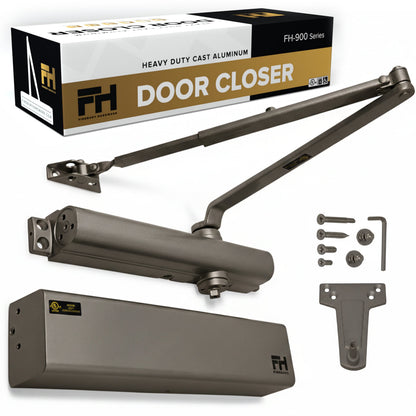 Heavy Duty Aluminum Commercial Door Closer - Duronotic Finsbury Hardware Hardware
