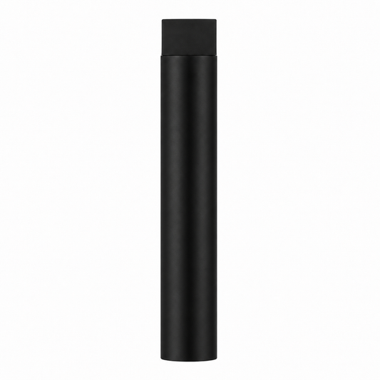 3" Wall-Mount Round Post Door Stop – Solid Brass, Residential Grade, Flat Black (US19) Finsbury Hardware Residential Hardware