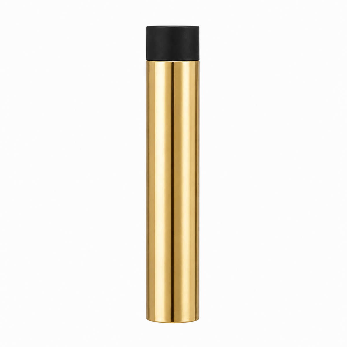 3" Wall-Mount Round Post Door Stop – Solid Brass, Residential Grade, Polished Brass (US3) Finsbury Hardware Residential Hardware