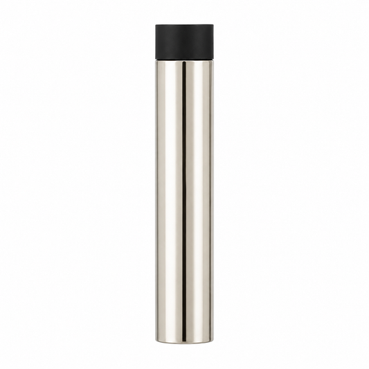 3" Wall-Mount Round Post Door Stop – Solid Brass, Residential Grade, Polished Nickel (US14) Finsbury Hardware Residential Hardware