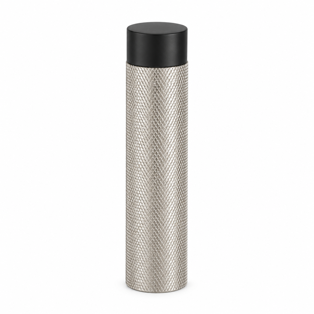 3" Wall-Mount Knurled Round Post Door Stop – Solid Brass, Residential Grade, Satin Nickel (US15) Finsbury Hardware Residential Hardware