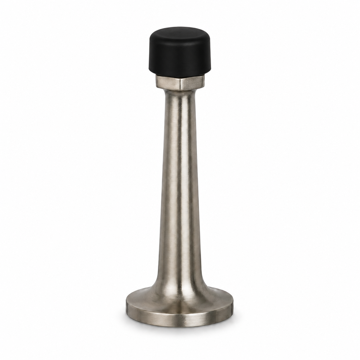 3″ Wall-Mount Door Stop – Solid Brass, Residential Grade, Satin Nickel (US15) Finsbury Hardware Residential Hardware