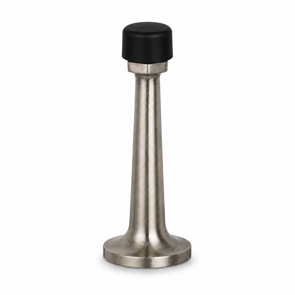 3″ Wall-Mount Door Stop – Solid Brass, Residential Grade, Satin Nickel (US15) Finsbury Hardware Residential Hardware