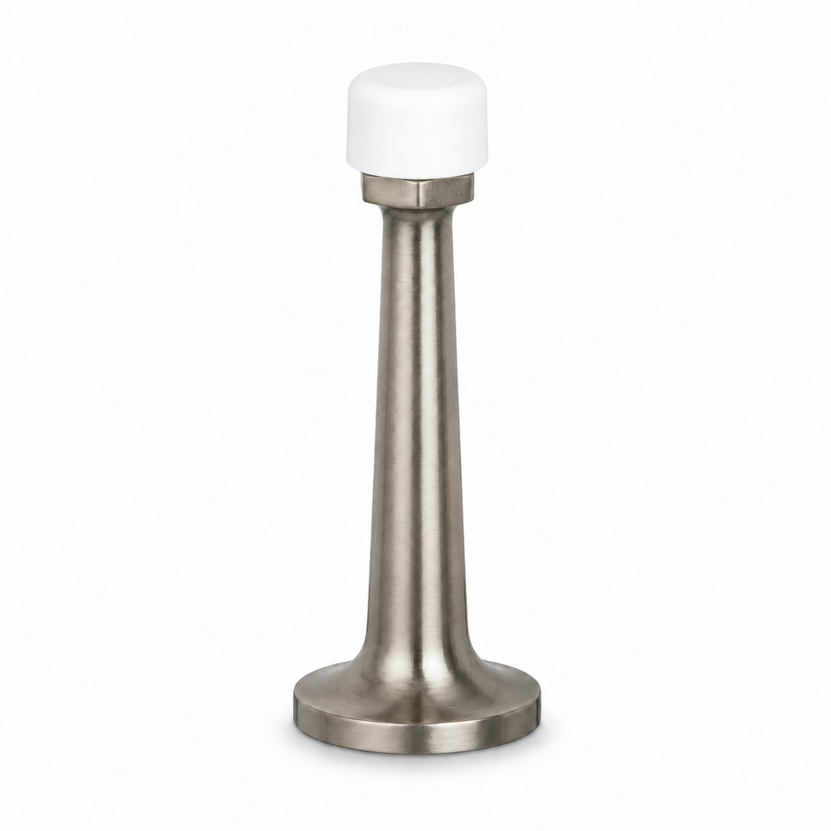 3″ Wall-Mount Door Stop – Solid Brass, Residential Grade, Satin Nickel (US15) Finsbury Hardware Residential Hardware