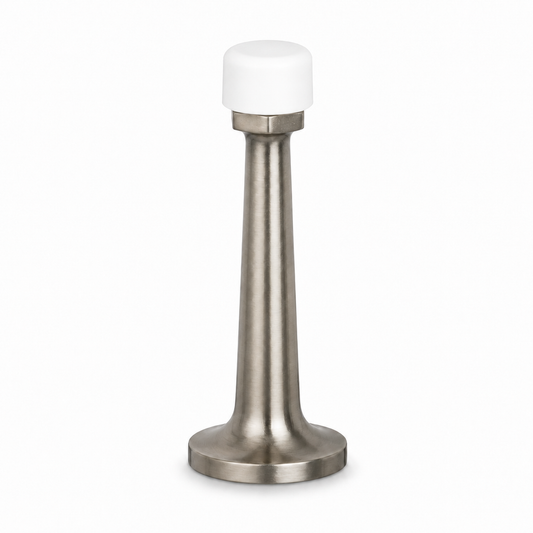 3″ Wall-Mount Door Stop – Solid Brass, Residential Grade, Satin Nickel (US15) Finsbury Hardware Residential Hardware