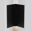 4x4 Inch Solid Brass Square Barrel Door Hinge - Flat Black Finsbury Hardware Square Barrel Hinges