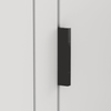 4x4 Inch Solid Brass Square Barrel Door Hinge - Flat Black Finsbury Hardware Square Barrel Hinges