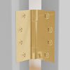 4x4 Inch Solid Brass Square Barrel Door Hinge - Polished Brass Finsbury Hardware Square Barrel Hinges