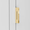 4x4 Inch Solid Brass Square Barrel Door Hinge - Polished Brass Finsbury Hardware Square Barrel Hinges