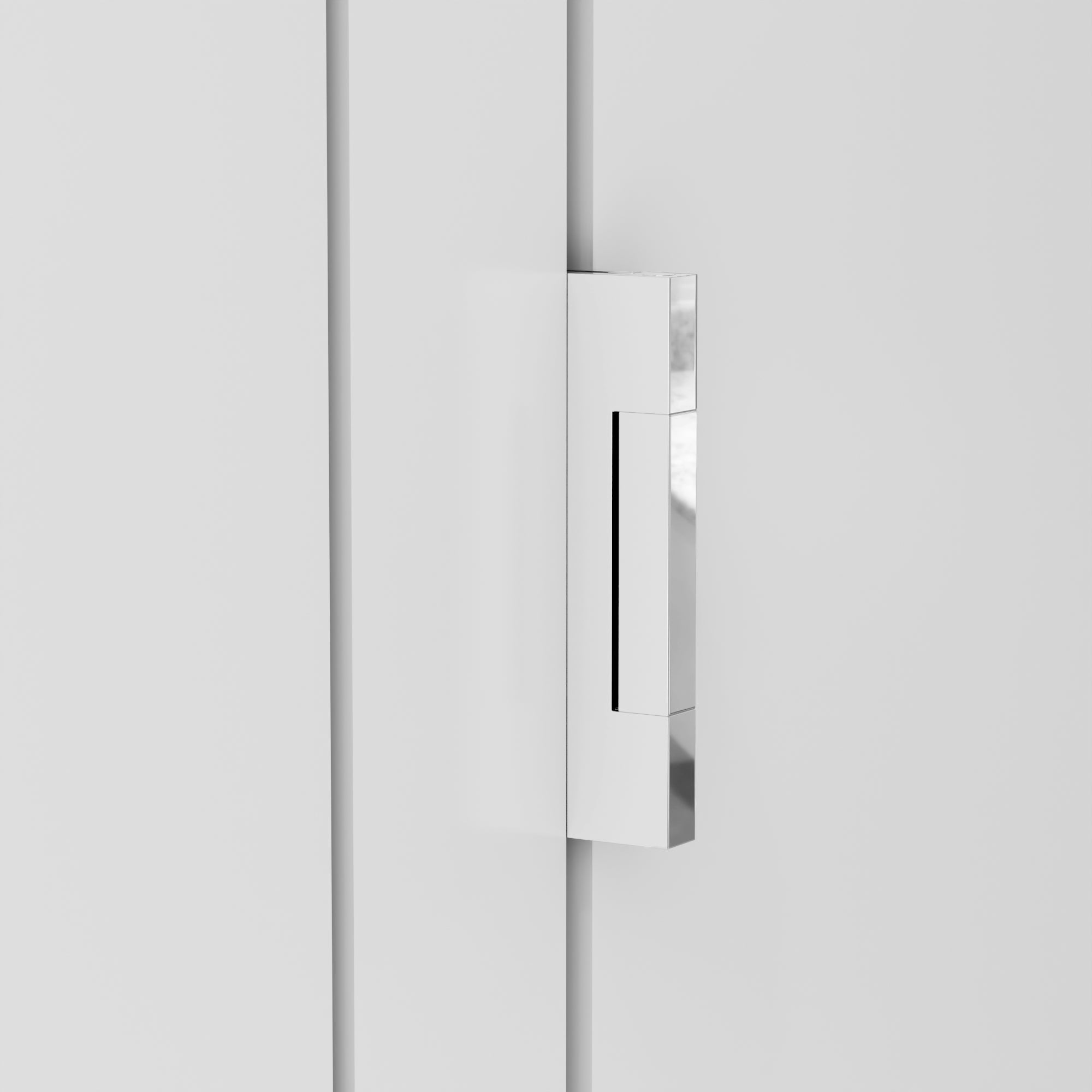 4x4 Inch Solid Brass Square Barrel Door Hinge - Polished Chrome Finsbury Hardware Square Barrel Hinges