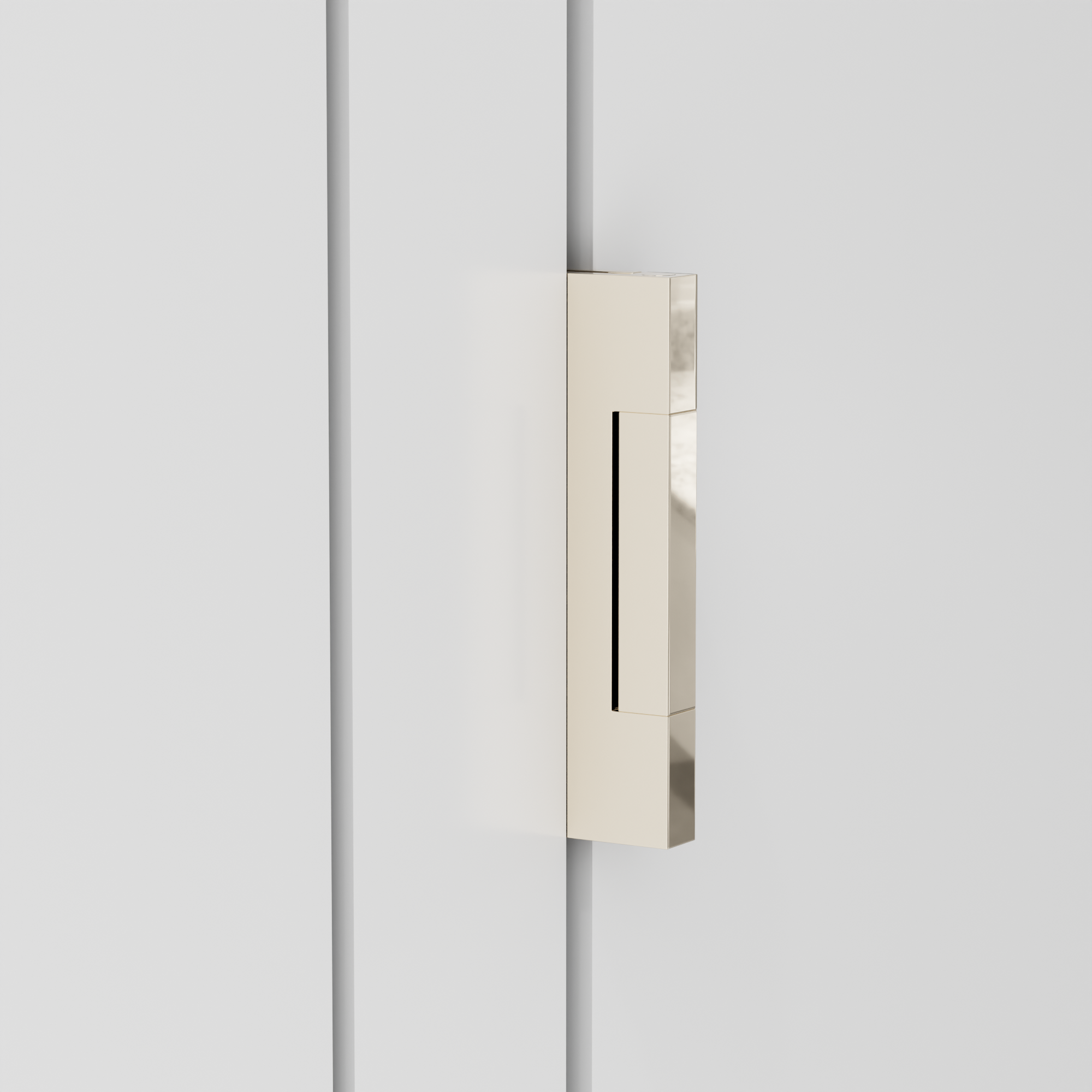 4x4 Inch Solid Brass Square Barrel Door Hinge - Polished Nickel Finsbury Hardware Square Barrel Hinges