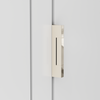 4x4 Inch Solid Brass Square Barrel Door Hinge - Polished Nickel Finsbury Hardware Square Barrel Hinges