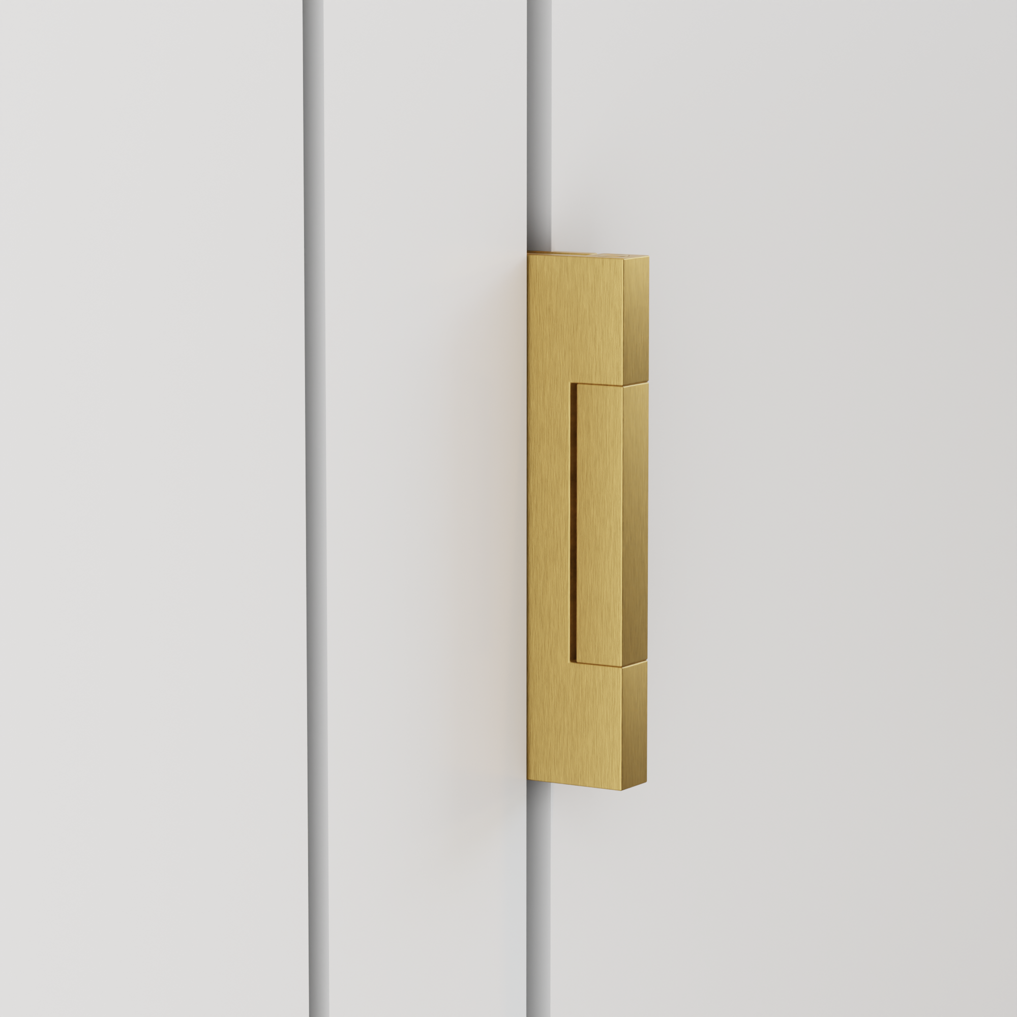 4x4 Inch Solid Brass Square Barrel Door Hinge - Satin Brass Finsbury Hardware Square Barrel Hinges