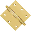 3x3 Inch Solid Brass Ball Bearing Door Hinge - Polished Brass Finsbury Hardware Ball Bearing Hinges