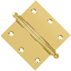 3.5 x 3.5 Inch Solid Brass Ball Bearing Door Hinge - Polished Brass Finsbury Hardware Ball Bearing Hinges