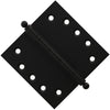 5x5 Inch Solid Brass Ball Bearing Door Hinge - Flat Black Finsbury Hardware Ball Bearing Hinges