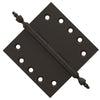 5x5 Inch Solid Brass Ball Bearing Door Hinge - Oil-Rubbed Bronze Finsbury Hardware Ball Bearing Hinges