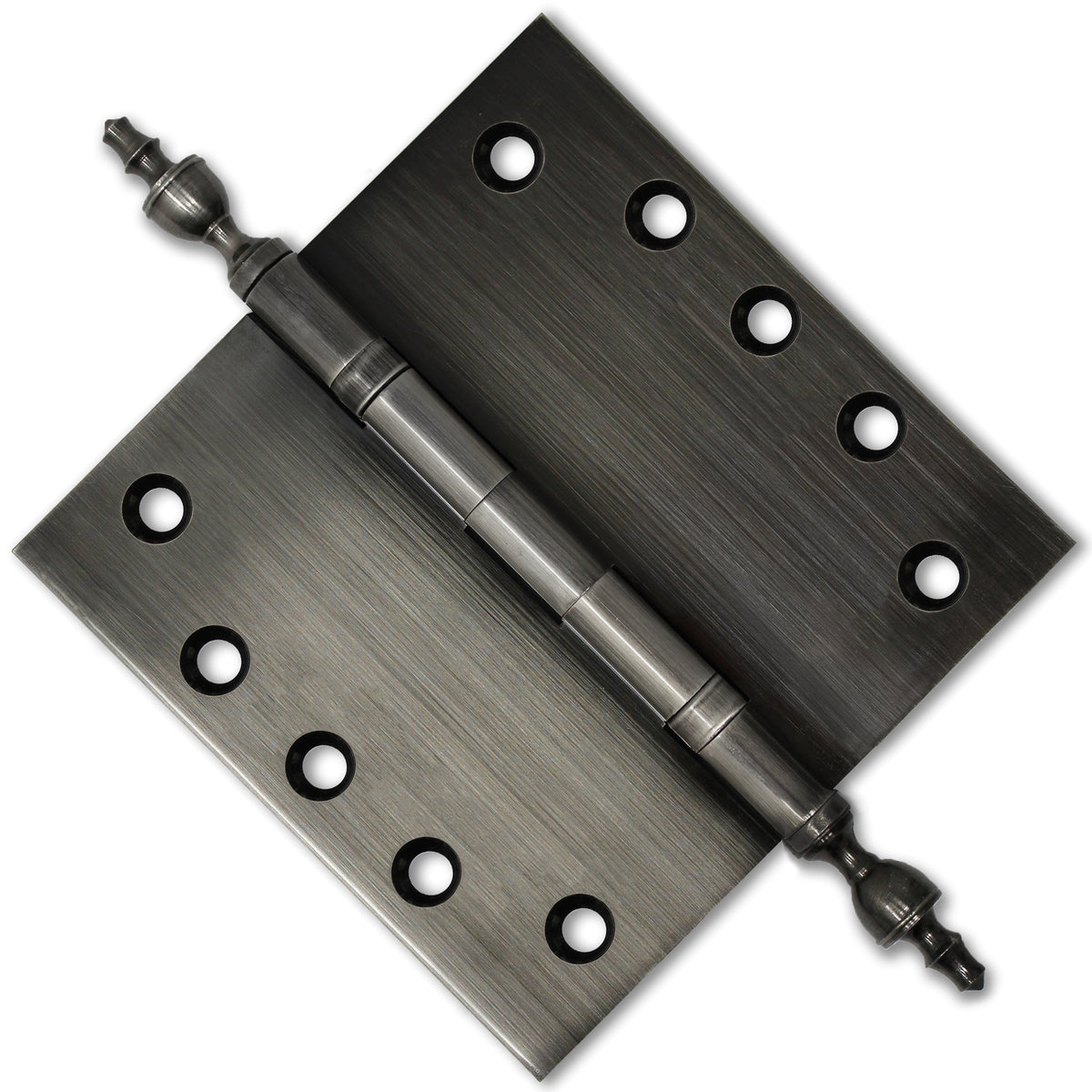 5x5 Inch Solid Brass Ball Bearing Door Hinge - Pewter Finsbury Hardware Ball Bearing Hinges