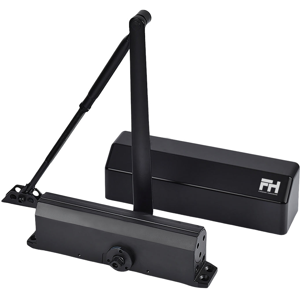 Medium/Heavy Duty Door Closer - Matte Black Finish Finsbury Hardware Hardware