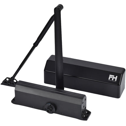 Medium/Heavy Duty Door Closer - Matte Black Finish Finsbury Hardware Hardware