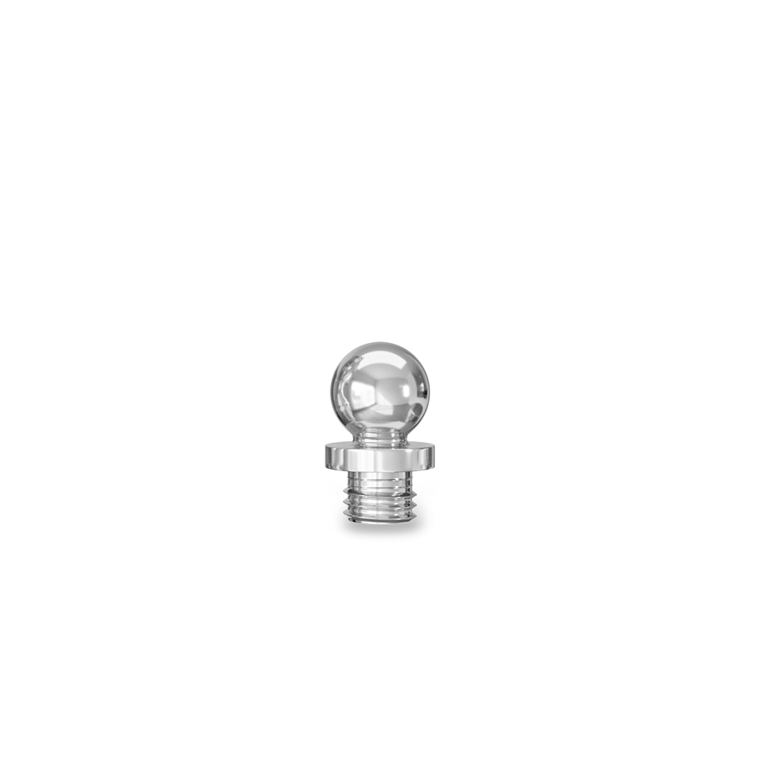 Solid Brass Decorative Tips - Polished Chrome Finsbury Hardware Ball Bearing Hinges
