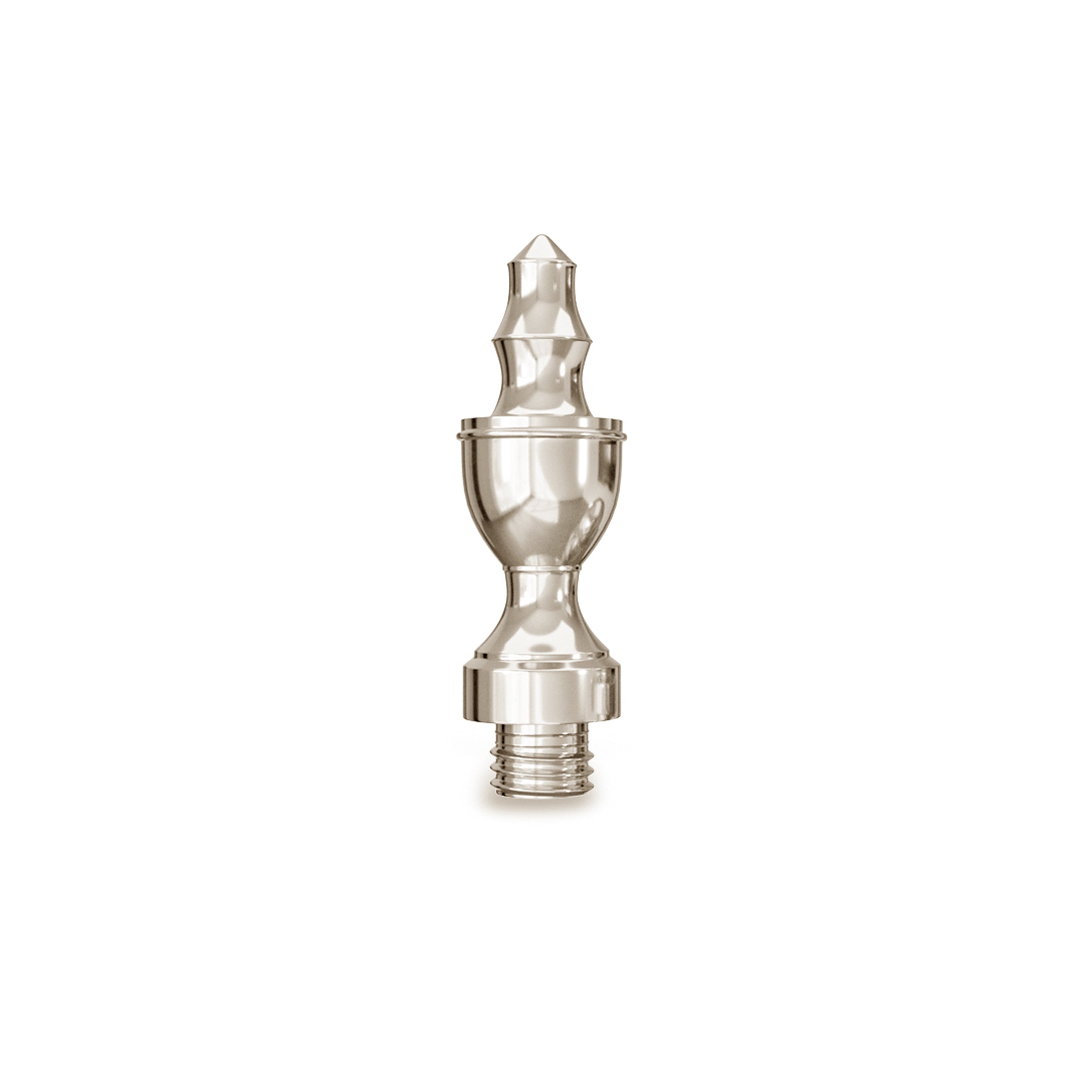 Solid Brass Decorative Tips - Polished Nickel Finsbury Hardware Ball Bearing Hinges