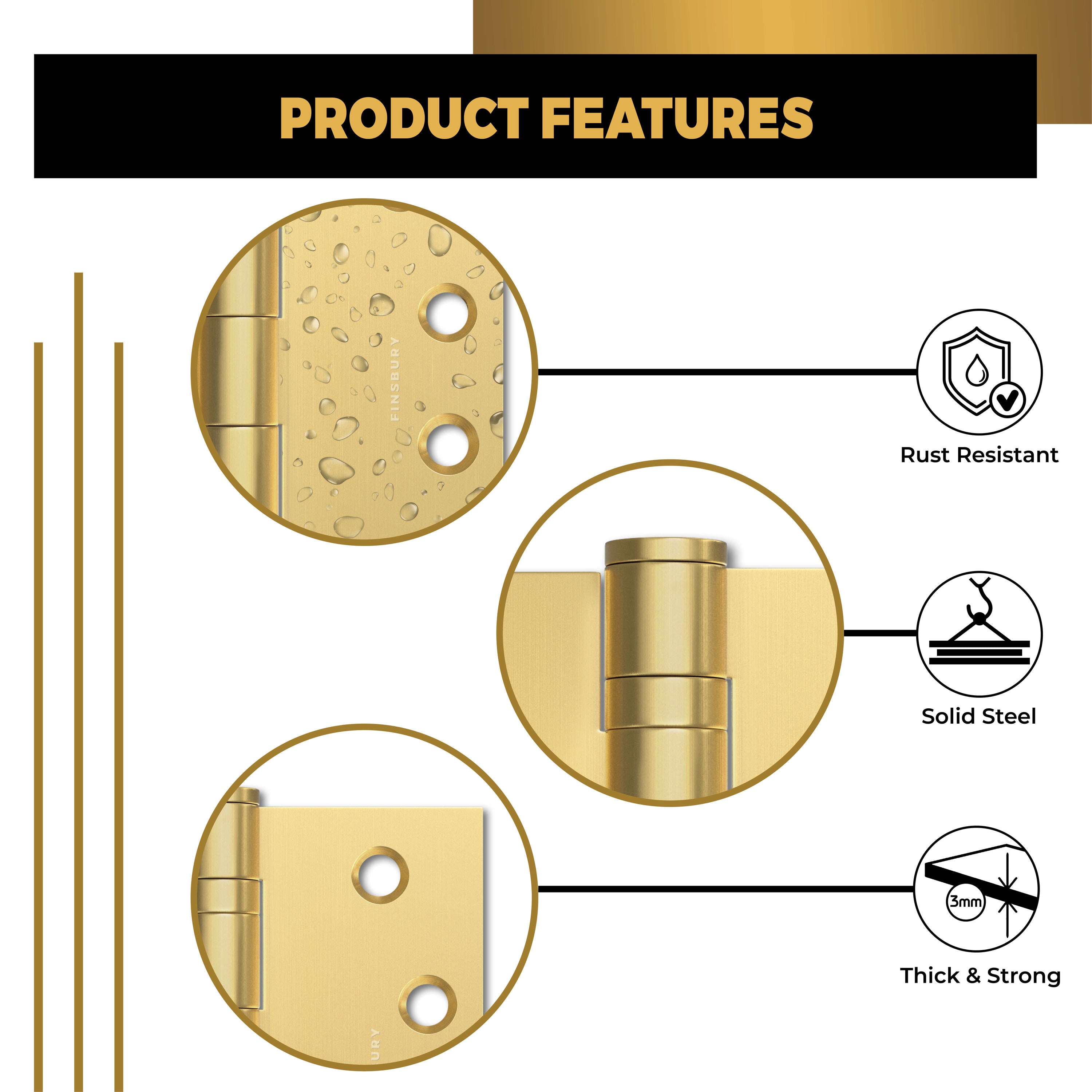 Matte Gold 4x4