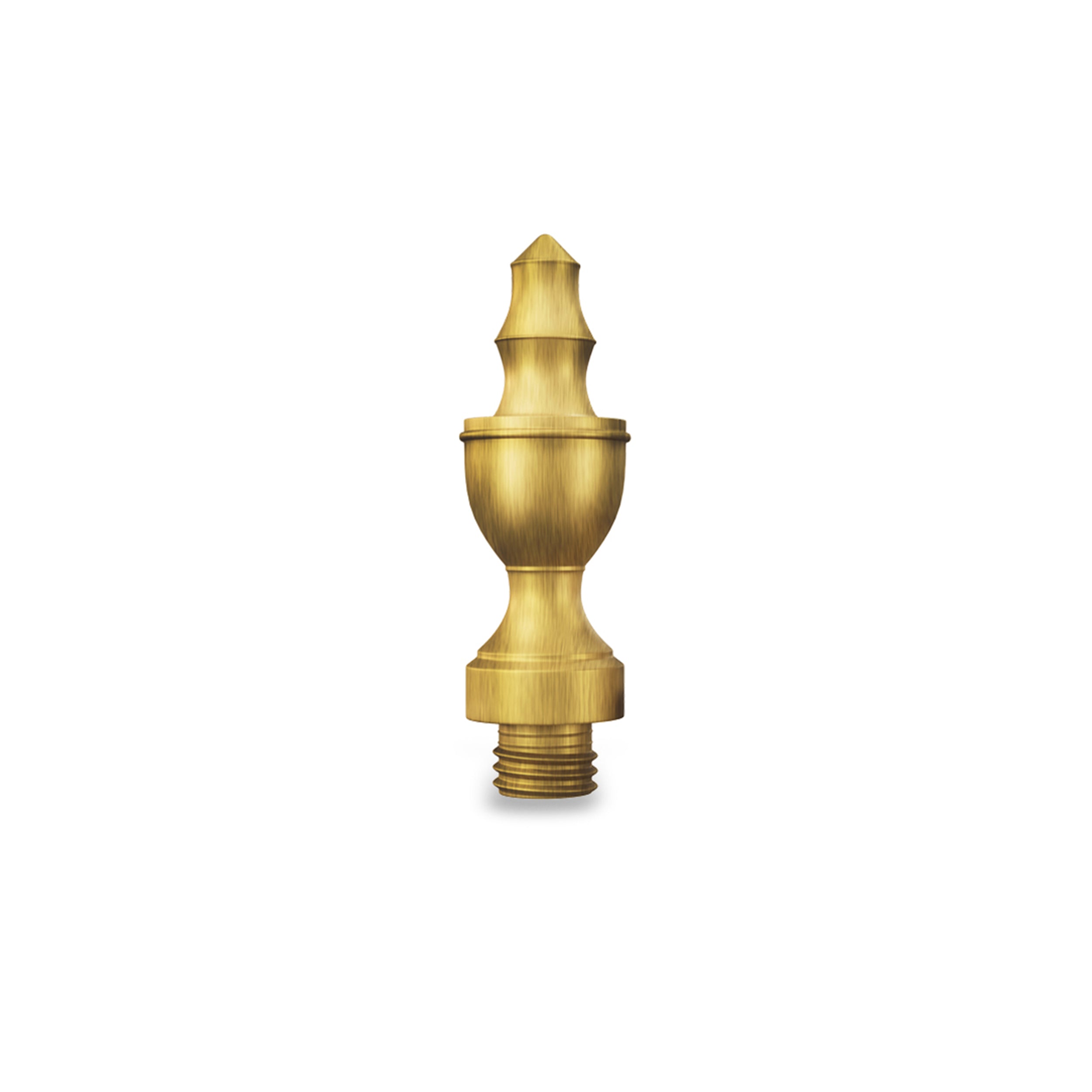 Solid Brass Decorative Tips - Satin Brass Finsbury Hardware Ball Bearing Hinges