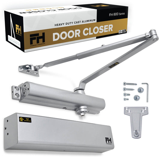 Heavy Duty Aluminum Commercial Door Closer - Aluminum Finsbury Hardware Hardware