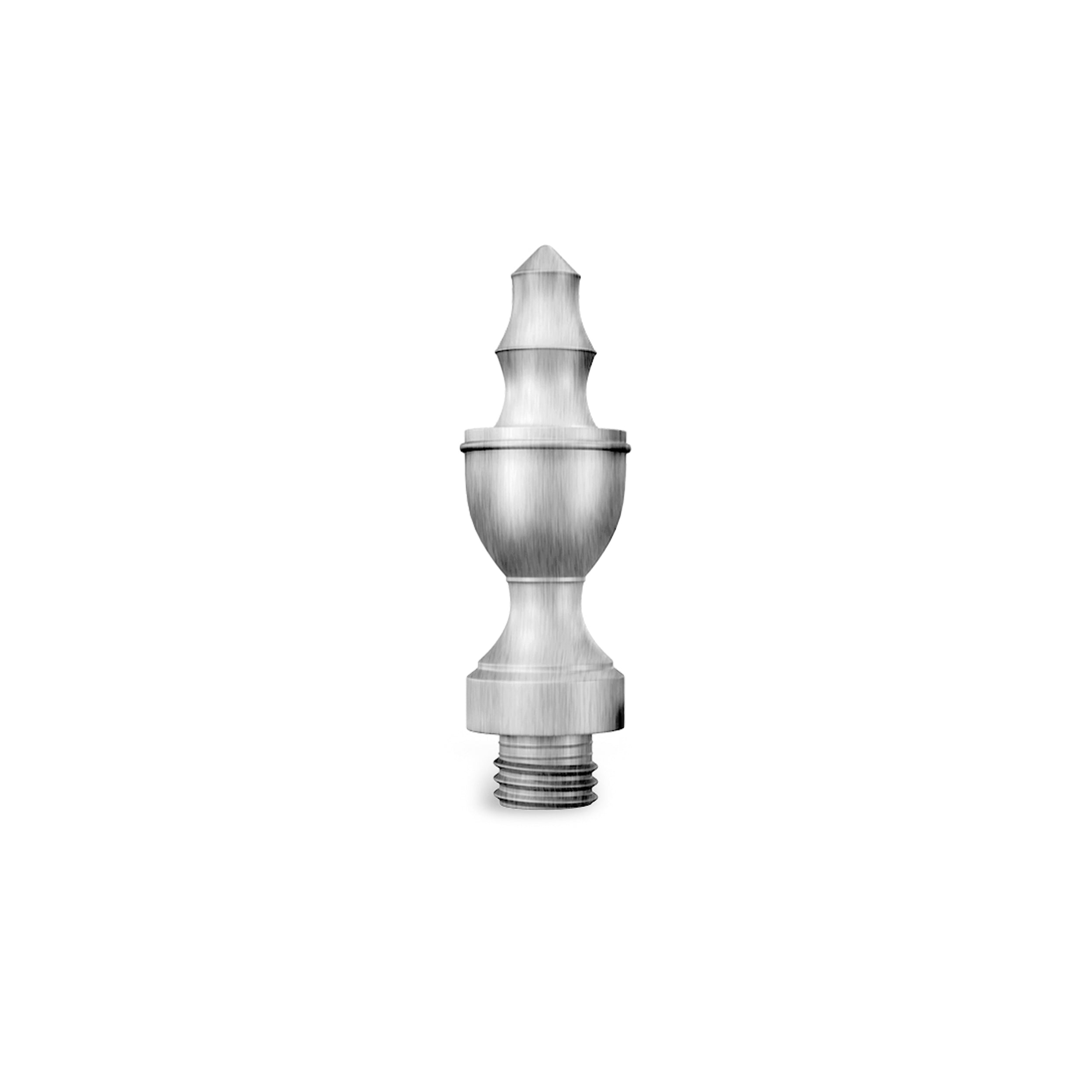 Solid Brass Decorative Tips - Satin Nickel Finsbury Hardware Ball Bearing Hinges