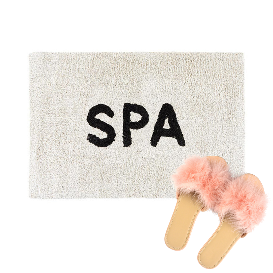 Spa Bath Mat | Soft Cotton Bathroom Rug | 20" x 30" The Bullish Store Rugs