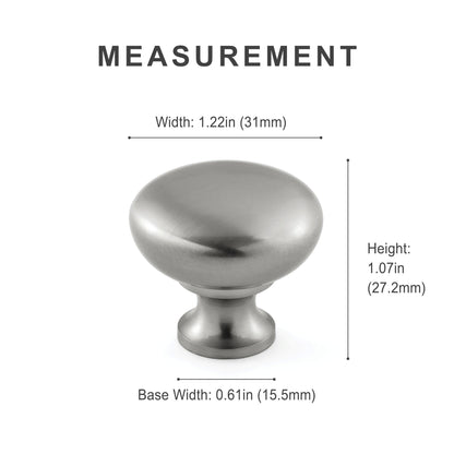 Classic Round Kitchen Cabinet Knob HESTIA HARDWARE