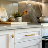 Embossed T-Bar Knurled Cabinet Knobs